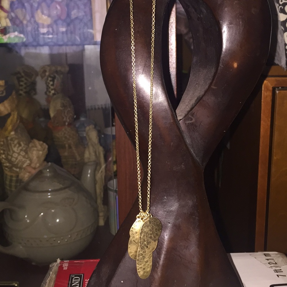 🎁Pretty Gold Look Long Necklace!